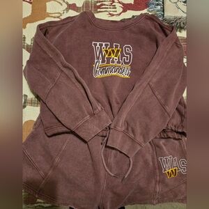 Washington Commanders Sweatshirt and Shorts Set